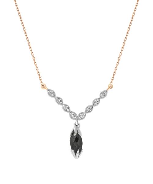 1,50 Karat Pırlantalı Trend Tasarım Kolye