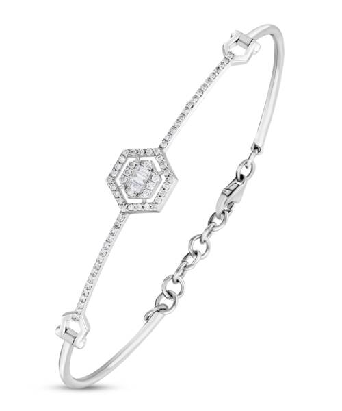 0,33 Karat Pırlanta Baget Bileklik