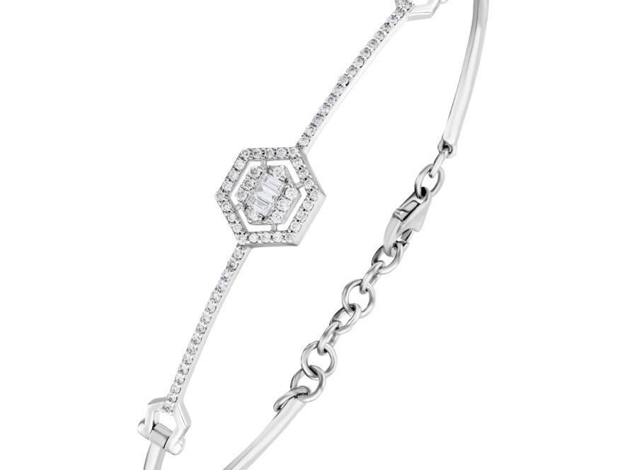 0,33 Karat Pırlanta Baget Bileklik