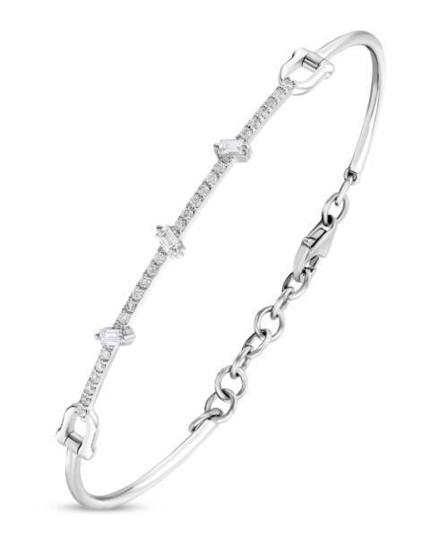 0,32 Karat Pırlanta Baget Bileklik