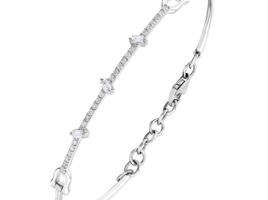 0,32 Karat Pırlanta Baget Bileklik