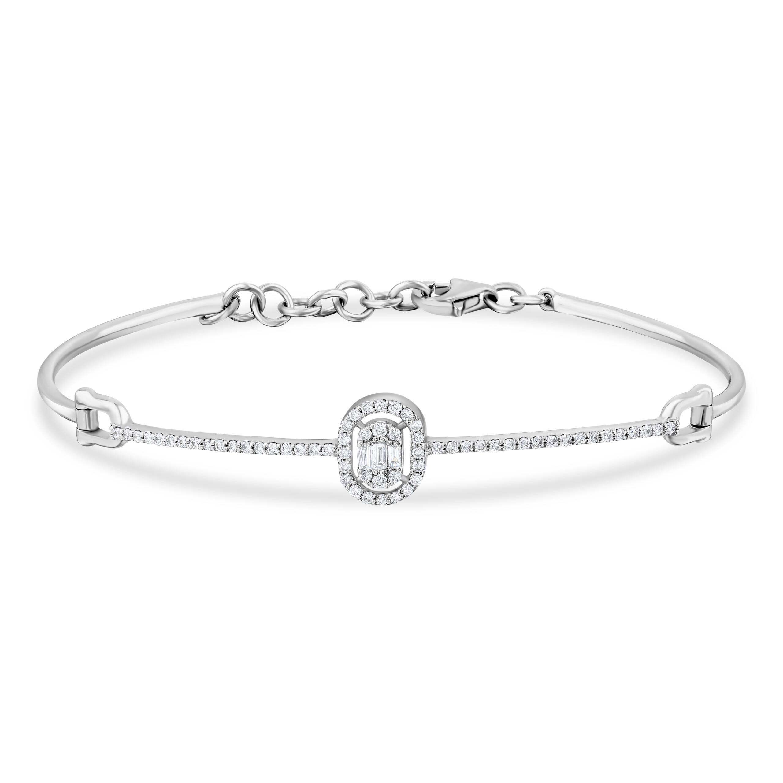 0,30 Karat Pırlanta Baget Bileklik - Görsel 2