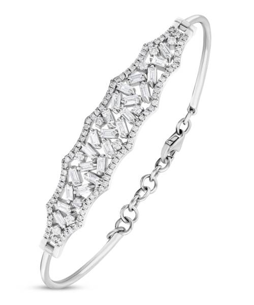 1,30 Karat Pırlanta Baget Bileklik