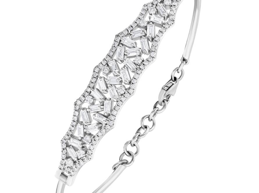 1,30 Karat Pırlanta Baget Bileklik