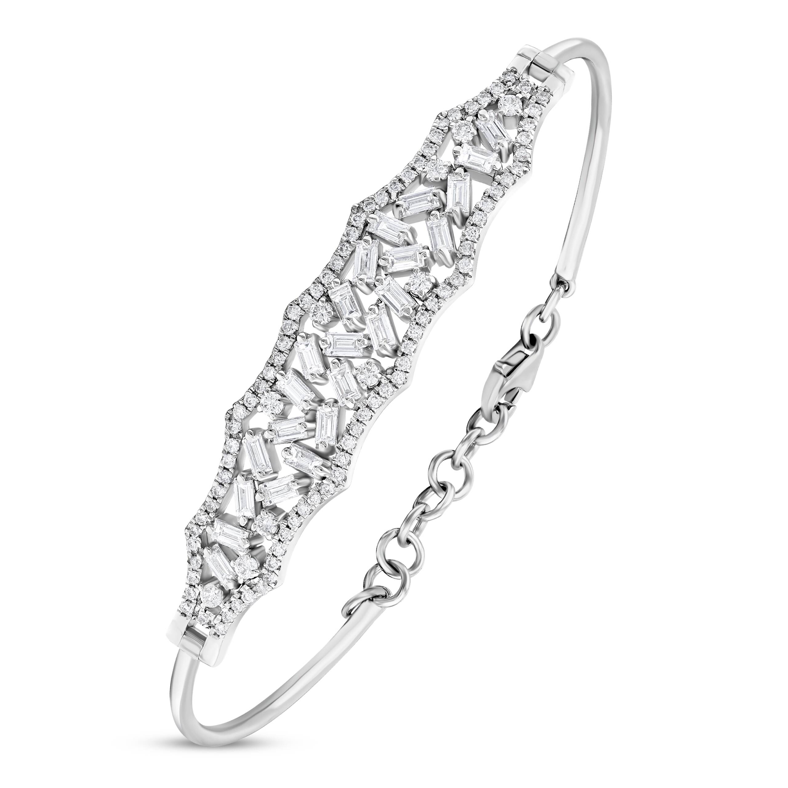 1,30 Karat Pırlanta Baget Bileklik