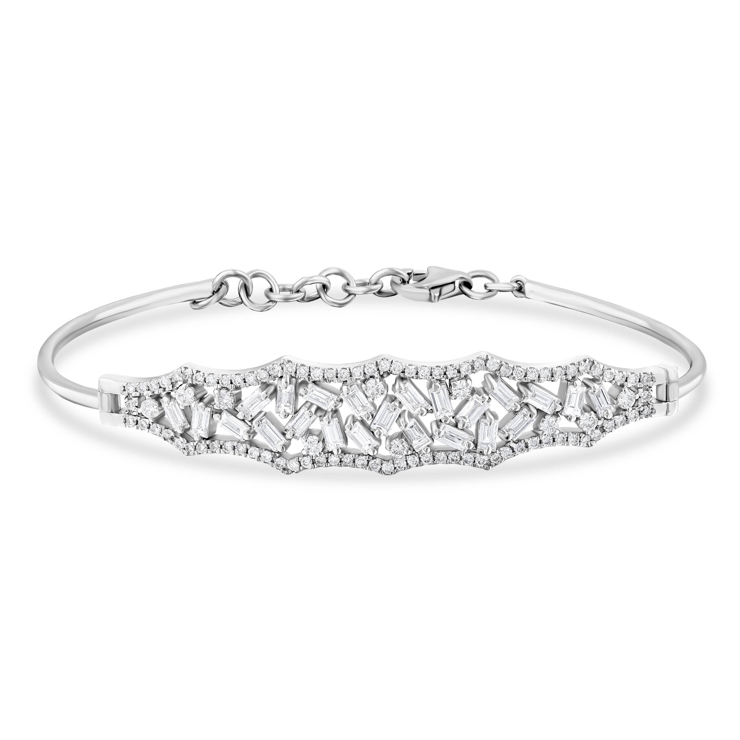 1,30 Karat Pırlanta Baget Bileklik - Görsel 2