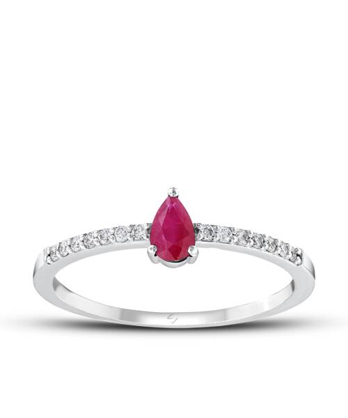 0,34 Karat Pırlantalı Trend Yüzük