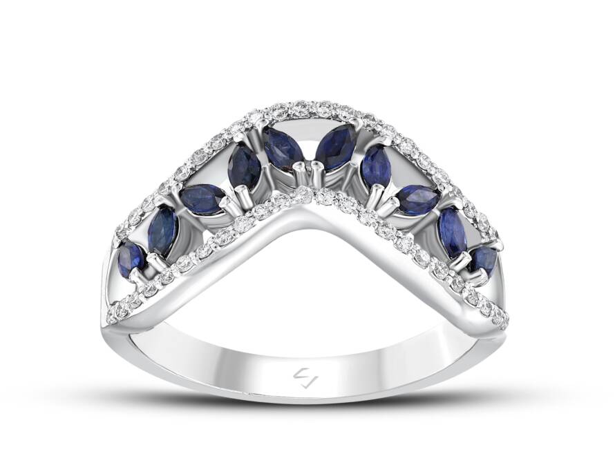 0,69 Karat Pırlantalı Trend Yüzük