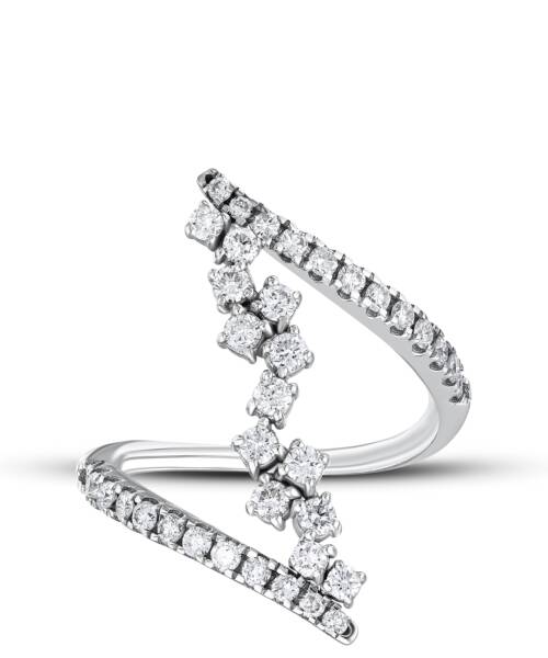 0,77 Karat Pırlantalı Trend Yüzük