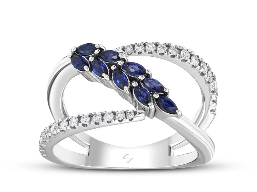 0,77 Karat Pırlantalı Trend Yüzük