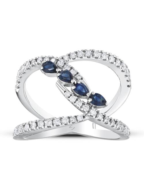 0,88 Karat Pırlantalı Trend Yüzük