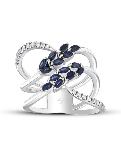 0,94 Karat Pırlantalı Trend Yüzük