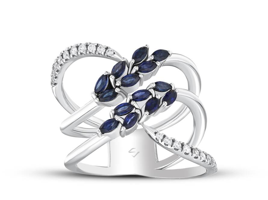 0,94 Karat Pırlantalı Trend Yüzük