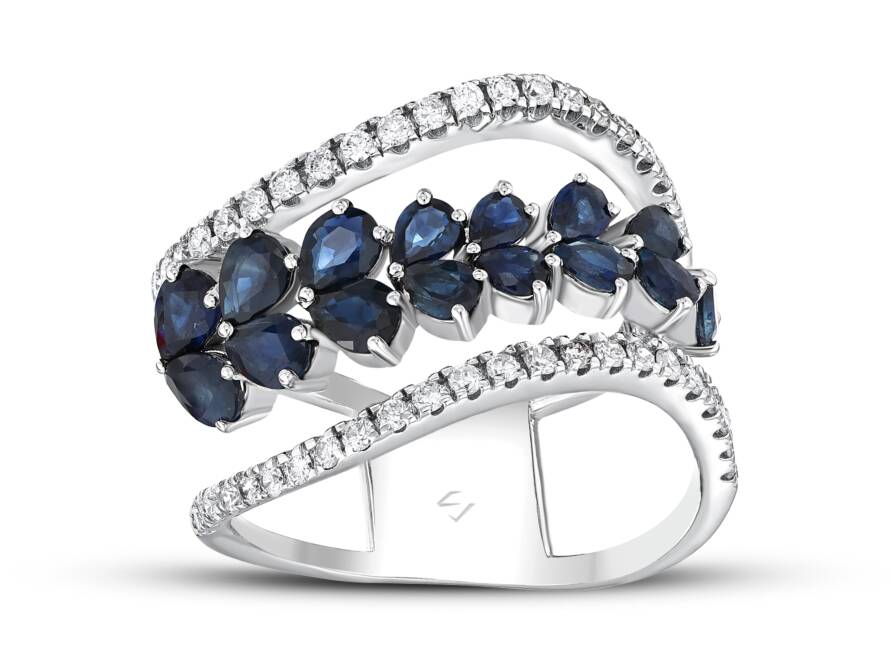 1,95 Karat Pırlantalı Trend Yüzük