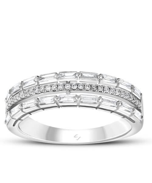 0,43 Karat Pırlanta Baget Yüzük